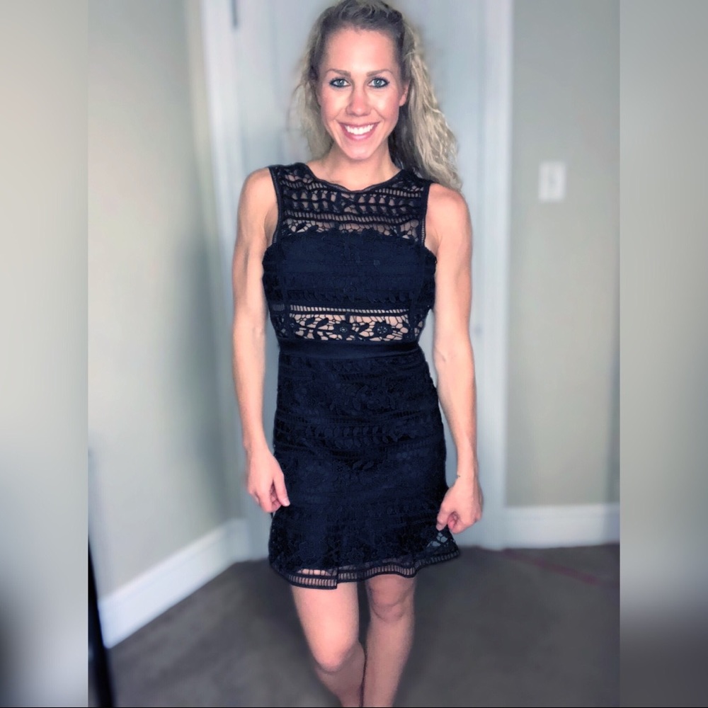Bebe Black Dress Size 2
